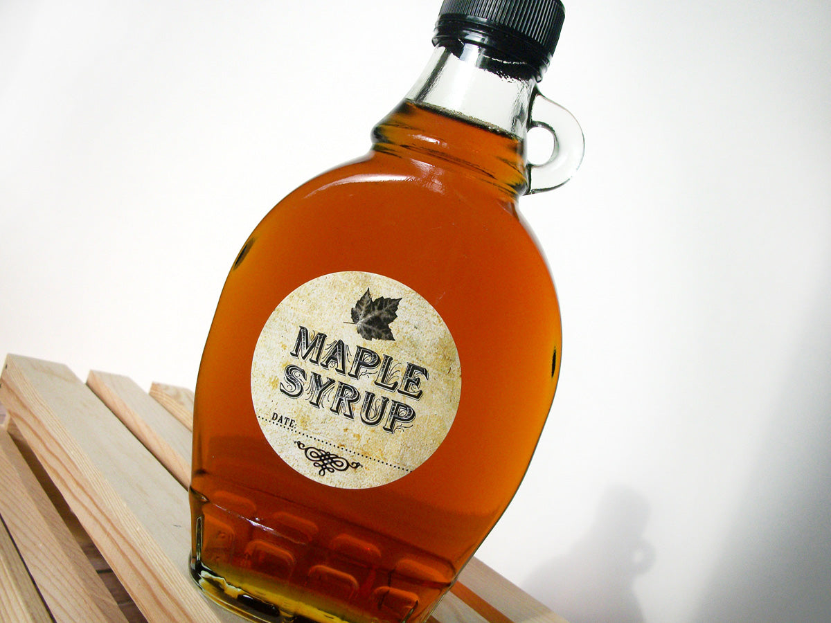 Vintage Maple Syrup Bottle Label | CanningCrafts.com