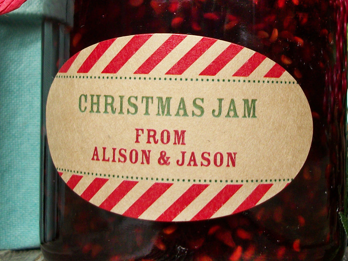 Custom Christmas Canning Labels | CanningCrafts.com