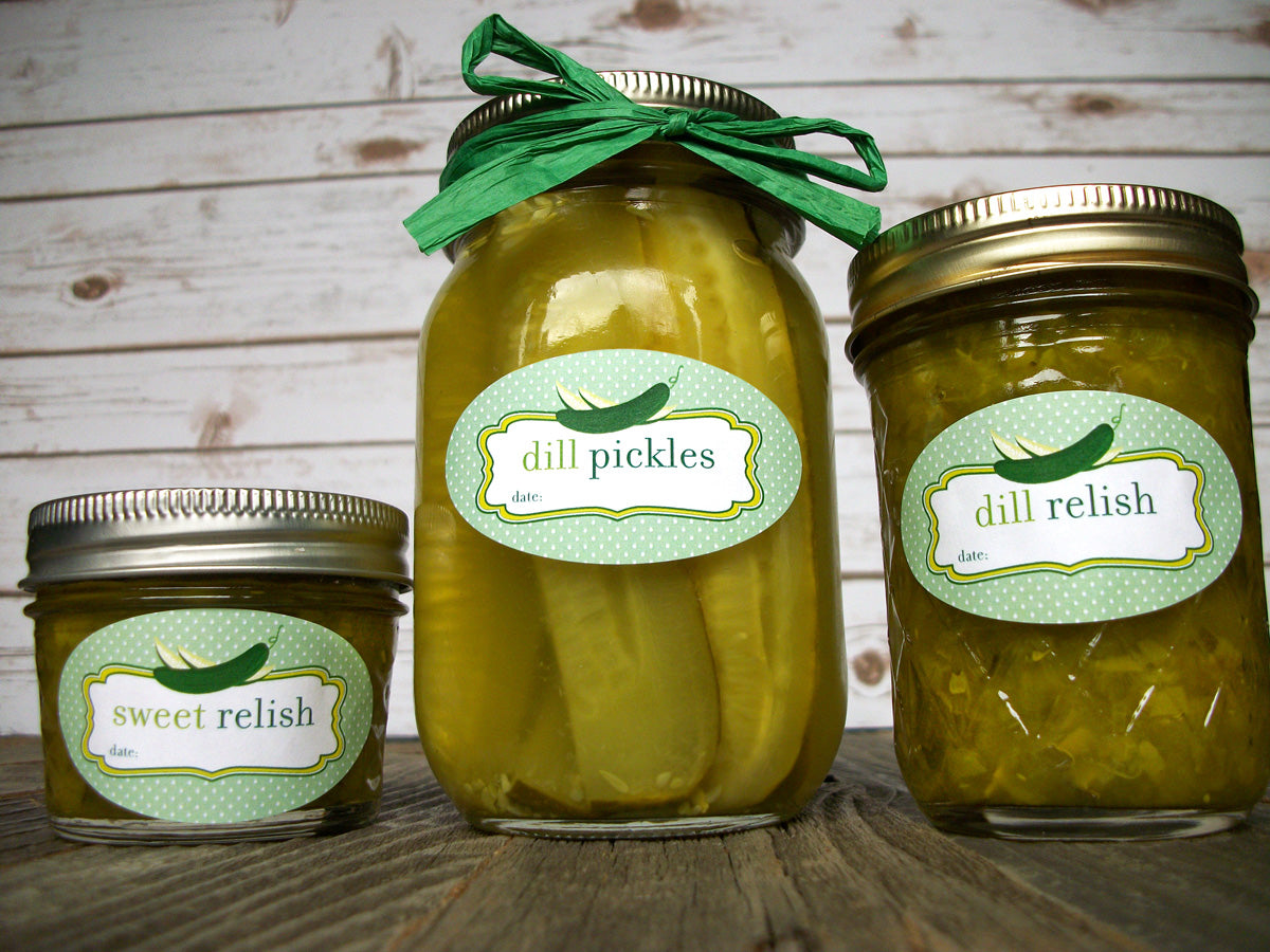 cute-pickle-oval-canning-labels-fit-quilted-jelly-jars-canningcrafts for Free Printable Pickle Jar Labels Cute Pickle Oval Canning Labels fit quilted jelly jars – CanningCrafts for Free Printable Pickle Jar Labels