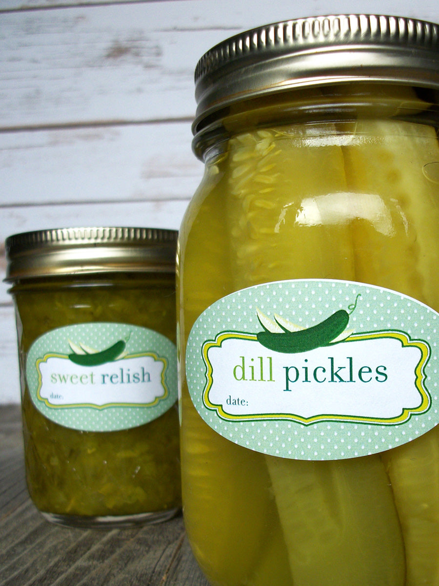 RSVP Small Oval Canning & Jelly Jar Labels - Whisk