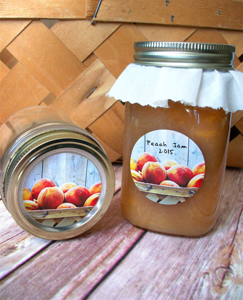 Peach Jam Canning Labels | CanningCrafts.com