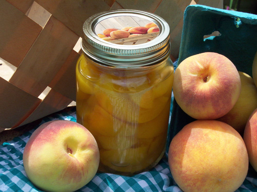 Peach Canning Jar Labels | CanningCrafts.com