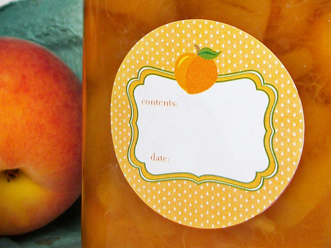 Apricot Peach Canning Jar Labels | CanningCrafts.com