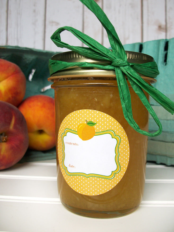 Apricot Peach Canning Jar Labels | CanningCrafts.com