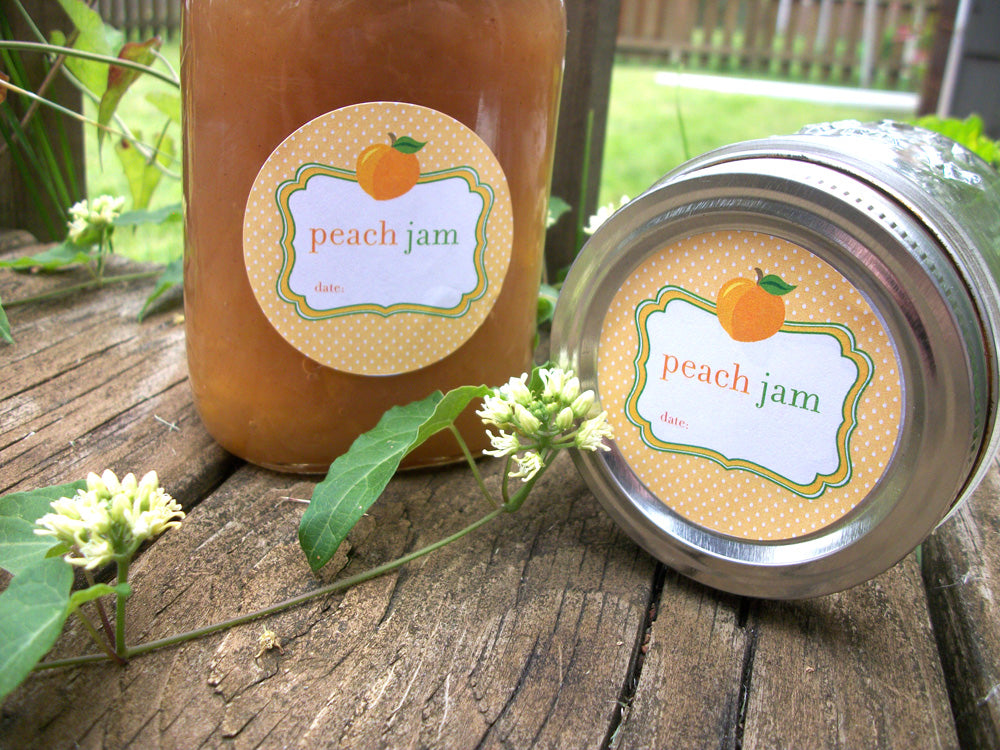 cute-peach-jam-canning-labels-canningcrafts for Free Printable Peach Jam Labels Cute Peach Jam Canning Labels – CanningCrafts for Free Printable Peach Jam Labels