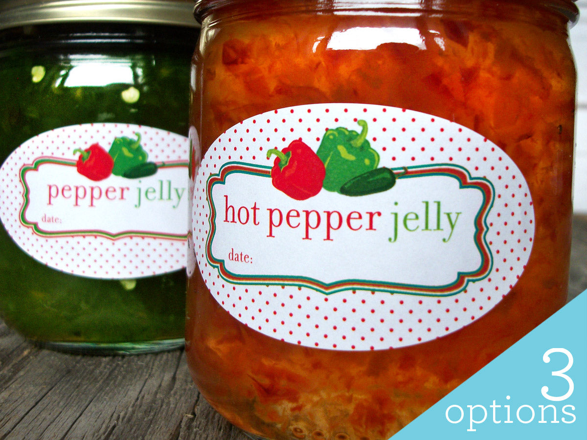 RSVP Small Oval Canning & Jelly Jar Labels - Whisk