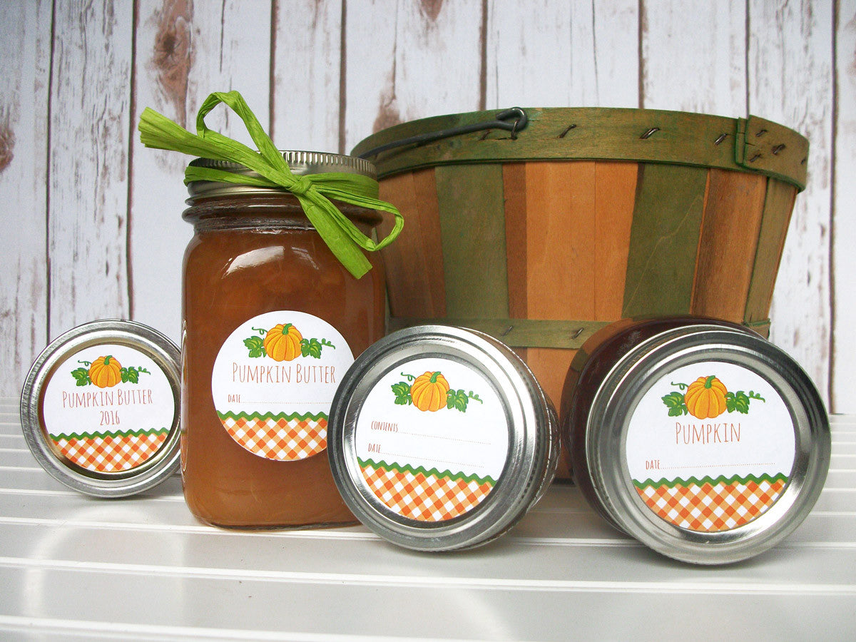 pumpkin butter canning labels | CanningCrafts.com