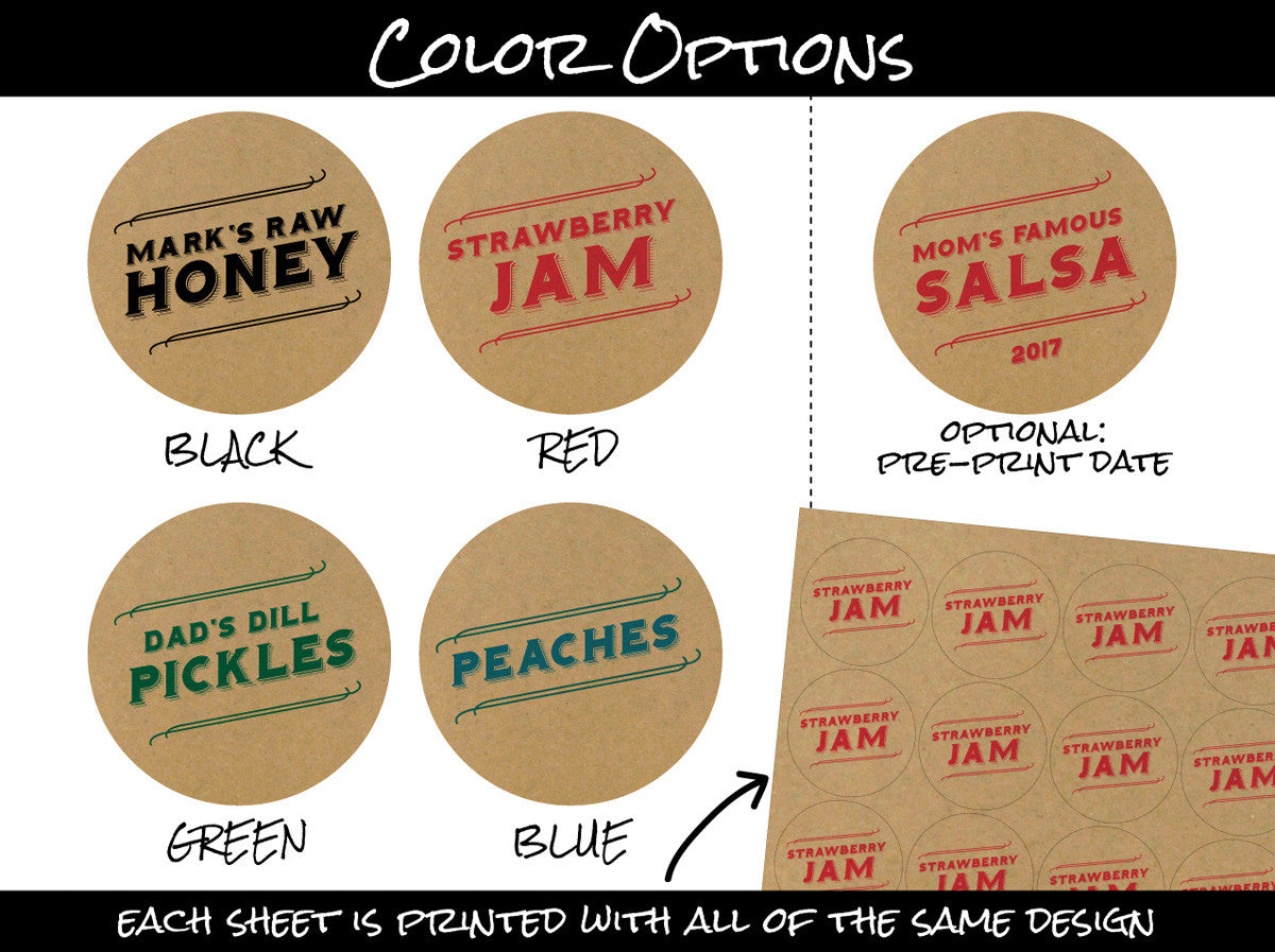 Custom Canning Jar Labels | CanningCrafts.com