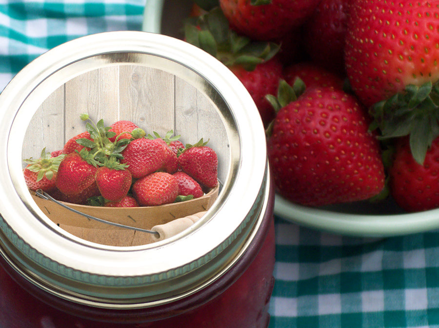 Strawberry Canning Labels | CanningCrafts.com