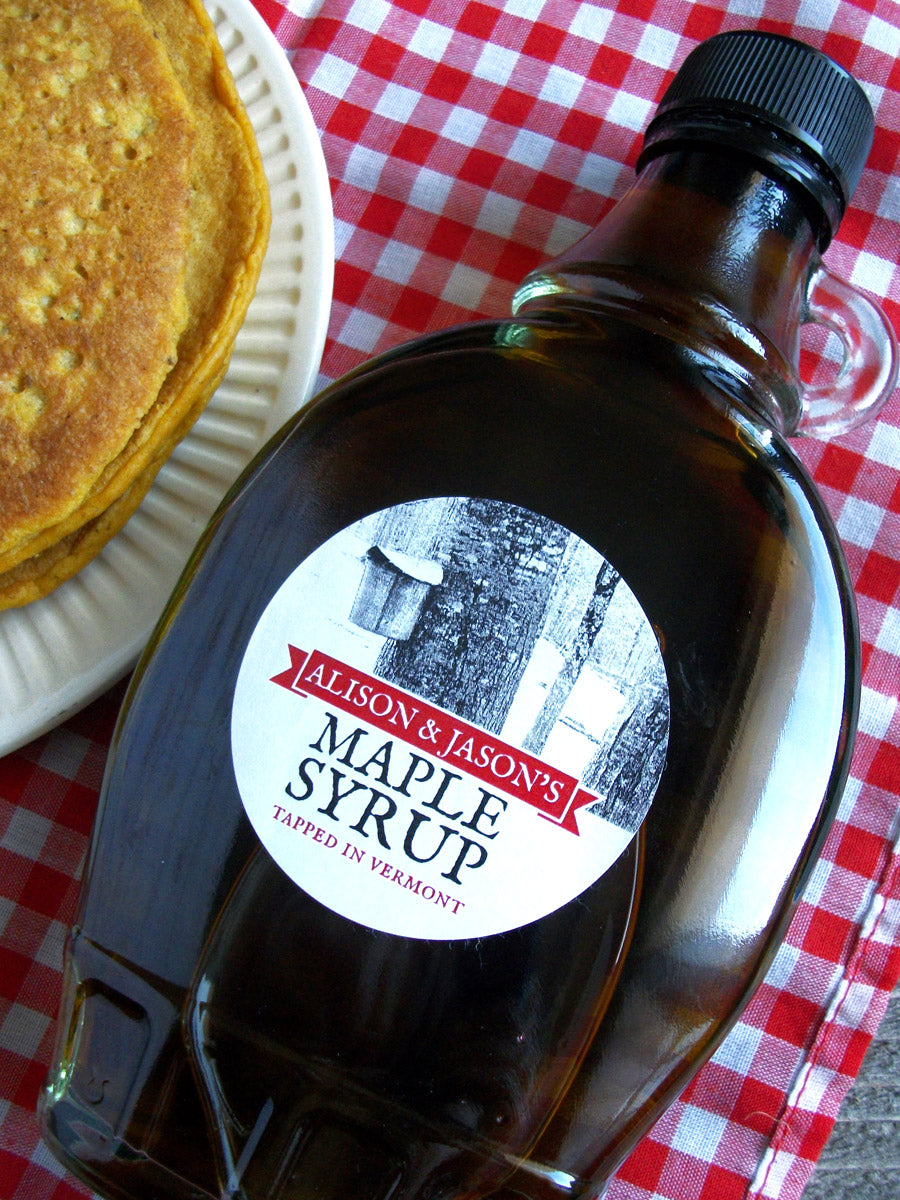 Custom Tree Tapping Maple Syrup Bottle Labels Sap Collection Bucket ...