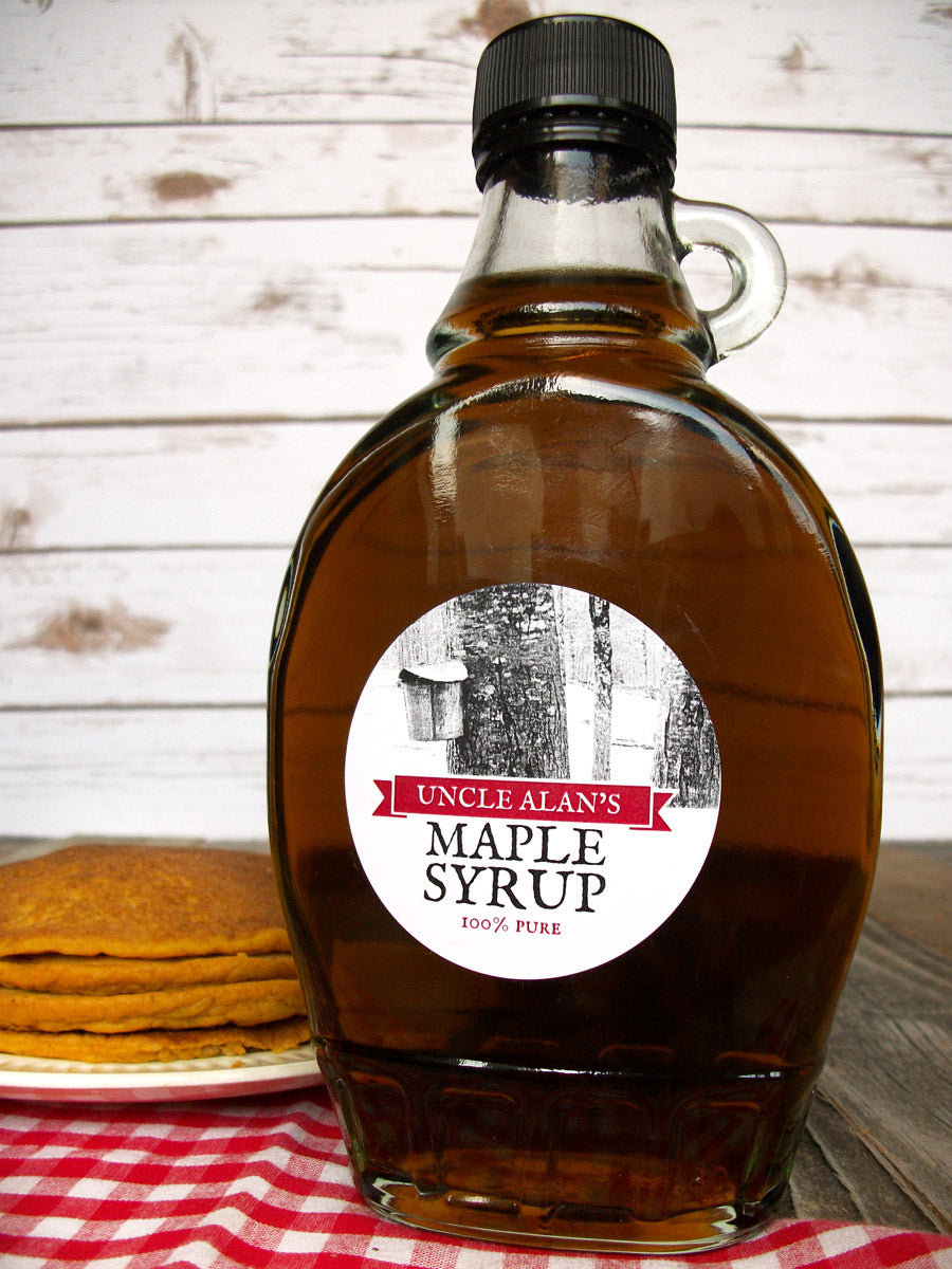 Custom Tree Tapping Maple Syrup Bottle Labels Sap Collection Bucket ...