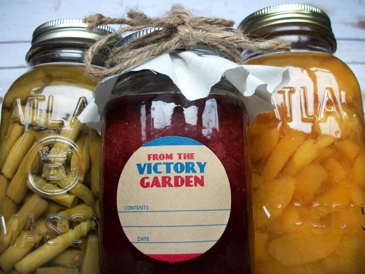 From the Victory Garden Canning Labels | CanningCrafts.com