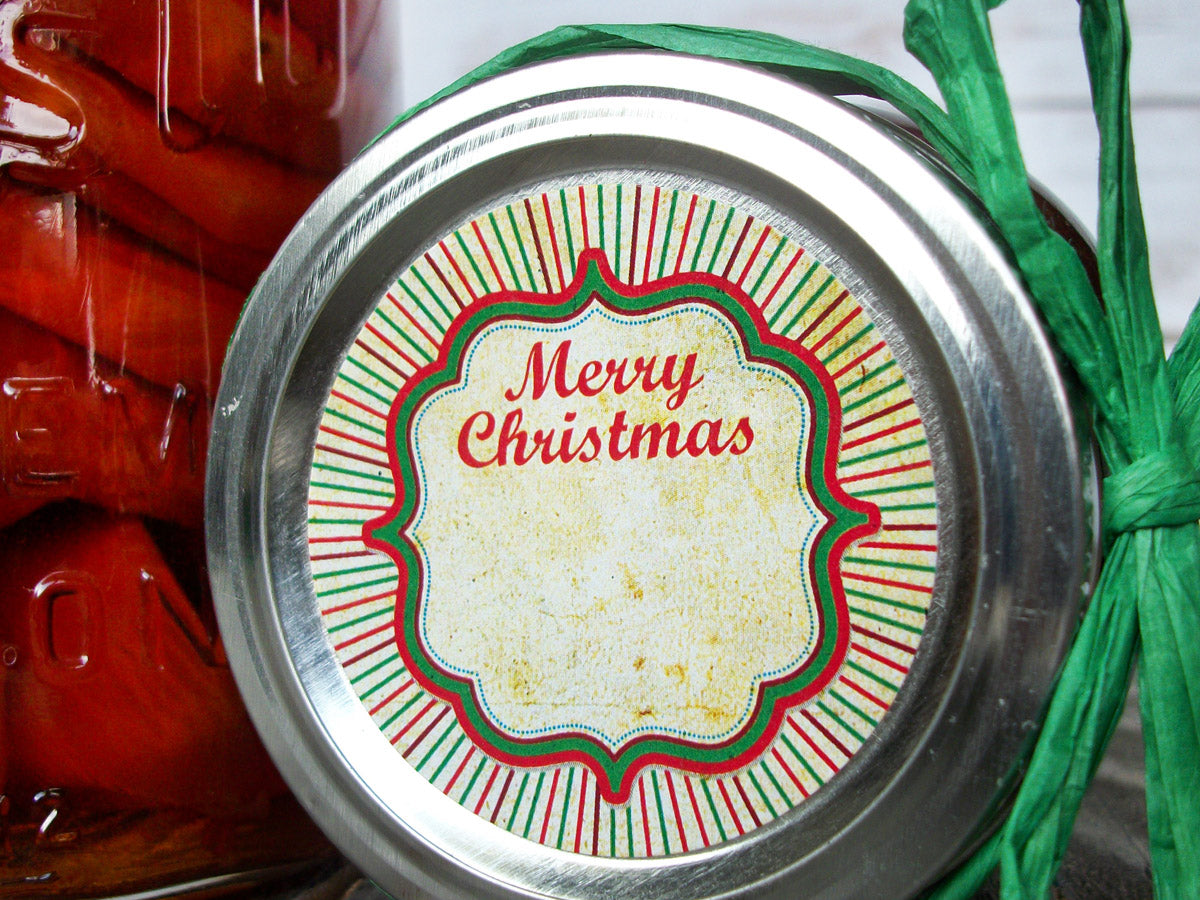 Free Printable Christmas Mason Jar Labels- A Cultivated Nest