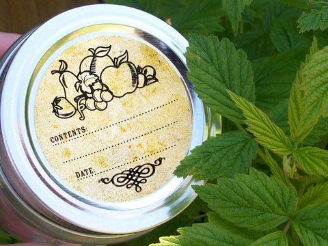 vintage fruit canning label | CanningCrafts.com