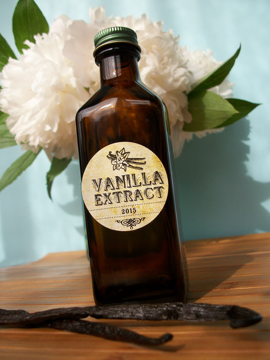 Vintage Vanilla Extract Labels | CanningCrafts.com