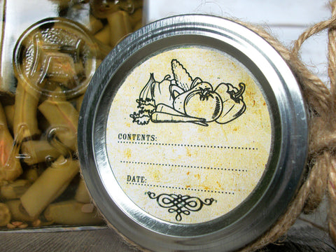 Vintage vegetable canning labels | CanningCrafts.com