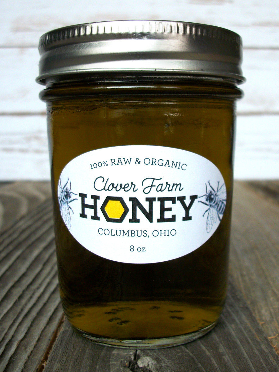 Custom Honeycomb Oval Honey Labels | CanningCrafts.com