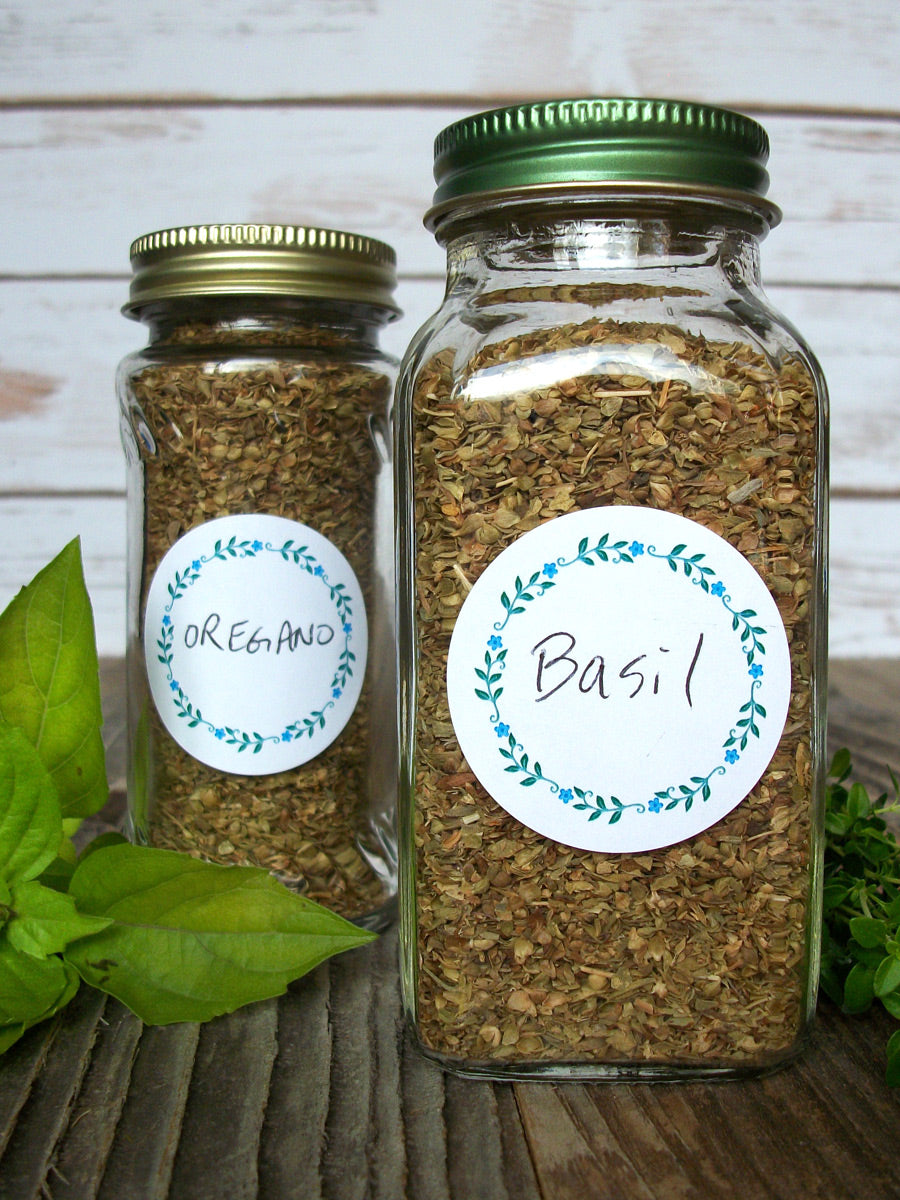 Wreath Herb & Spice Canning Labels | CanningCrafts.com